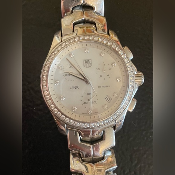 Tag Heuer Jewelry Tag Heuer Diamond Link Womens Watch Cjf314 Mother
